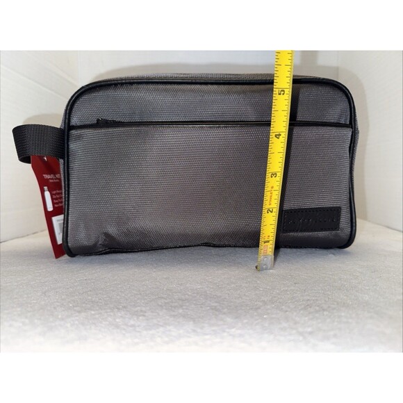 PERRY ELLIS PORTFOLIO Men's Grey  Travel Kit With Non Skid Bottle &  Handle New - Picture 16 of 16